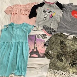 Kids bundle of shirts only size 7/8.